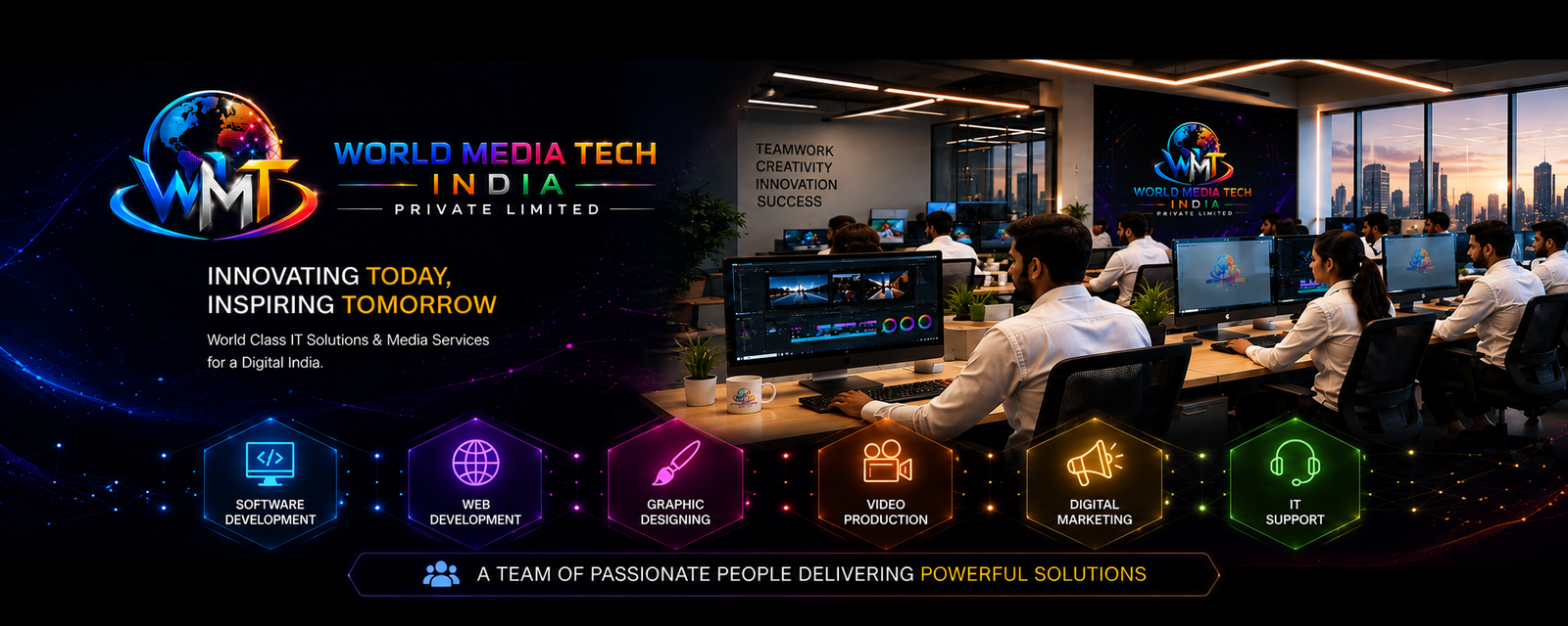 World Media Tech India Team and Capabilities